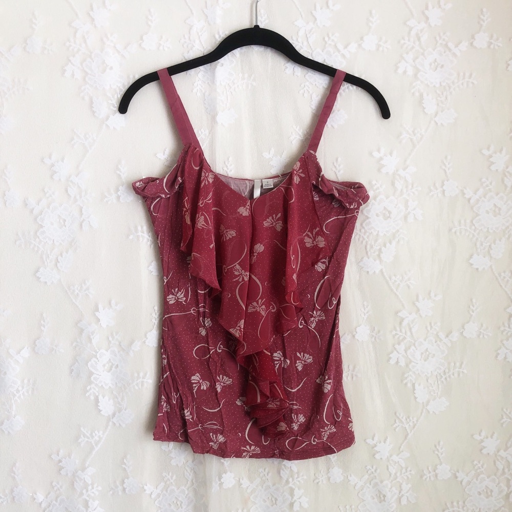 Lauren Conrad Ruffled Cami - Picture 2 of 6